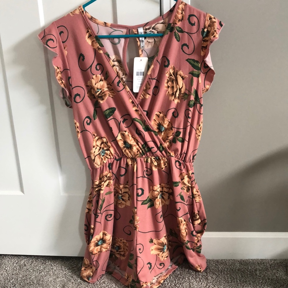 Pink romper